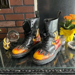 VINTAGE TredAir Flame Combat Boots